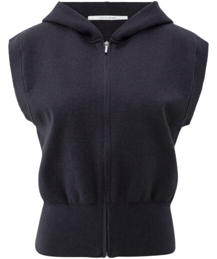 Ärmelloser Kapuzenpullover