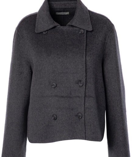 Wollmixjacke in grau